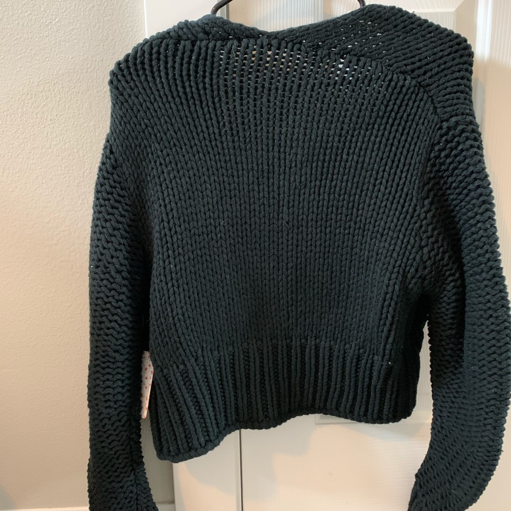 Free People black cardigan sweater - Picture 5 of 5